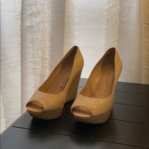 Gianni  Bini peep to wedge